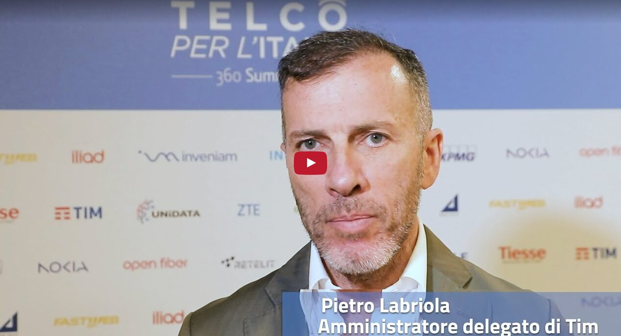 Tim, Labriola: “Indiscusso il nostro ruolo di leader su cloud, cybersecurity e IoT”